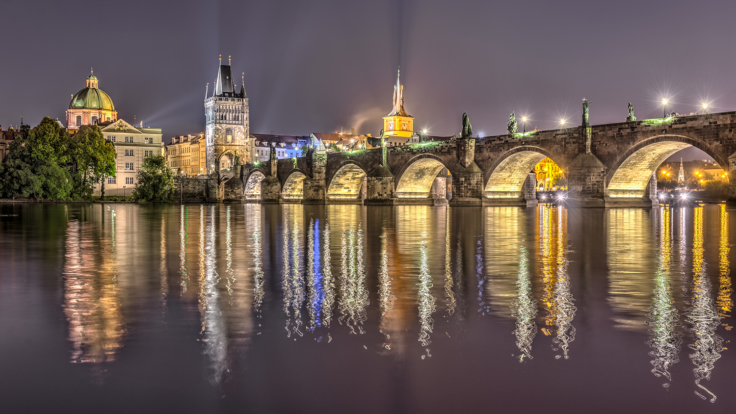 Charles bridge in Prague, Czech Republic