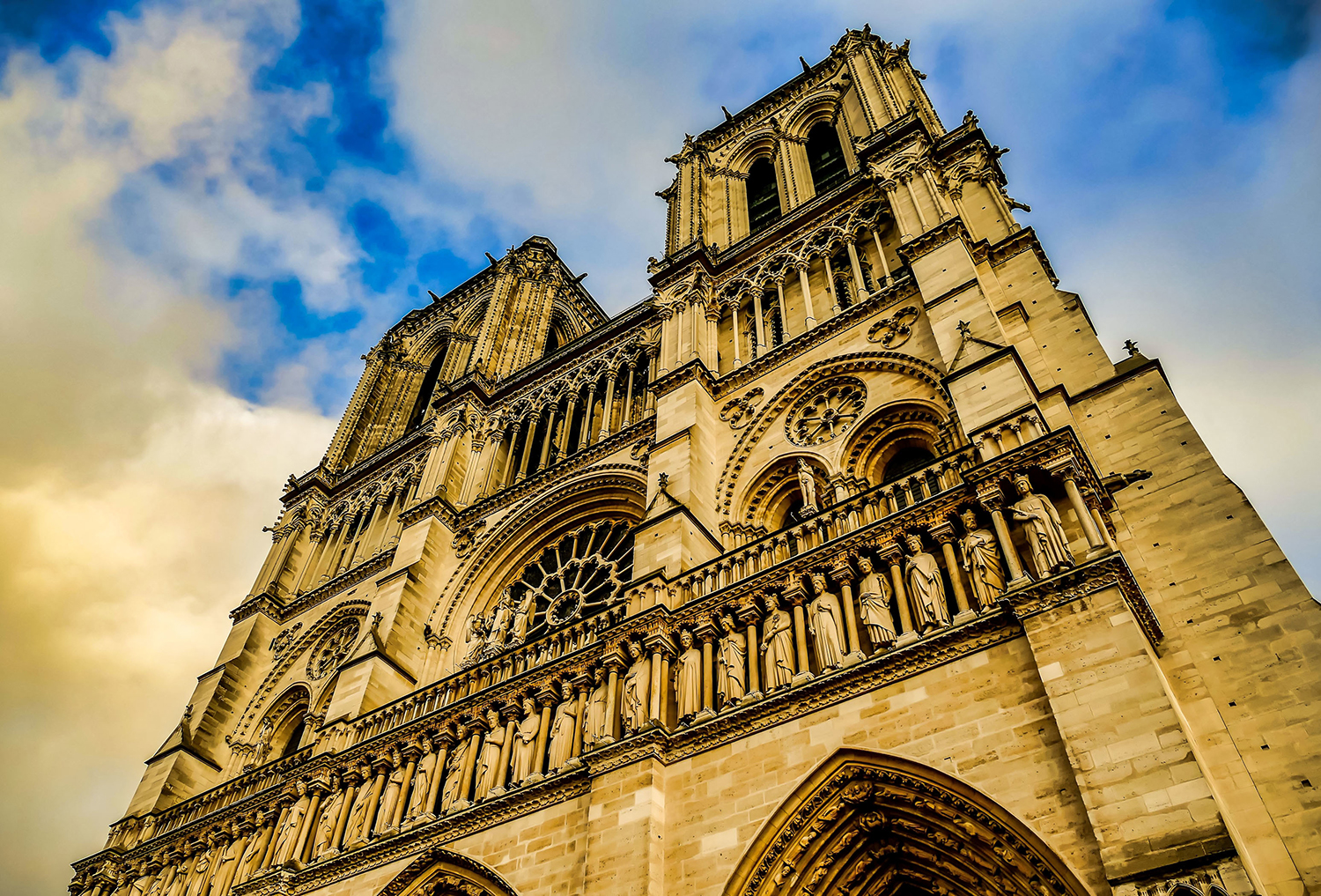 The Notre Dame Cathedral in Paris
