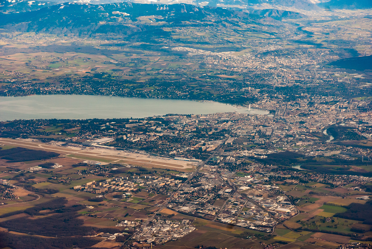 Lake Geneva is placed in the Heart of Europe